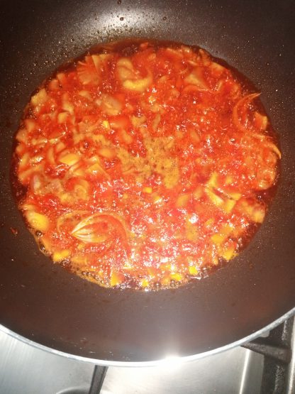 Ofada rice with seafood sauce and steamed Ugwu - Image 6